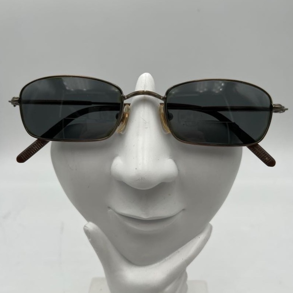 Vintage Bronze Rectangular Sunglasses Frames